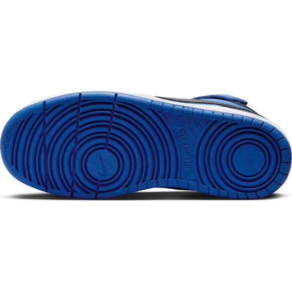 NWT Nike unisex Little Kids' Court Borough Mid 2 Shoes,Black/Game Royal-Size 2 - Picture 8 of 8